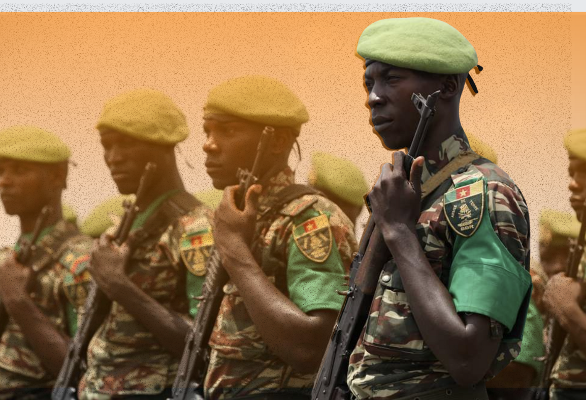 Cameroonian Army officers